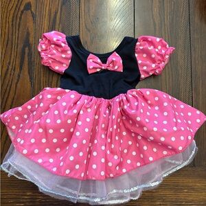 Pink Polka Dot Minnie Mouse Costume Dress